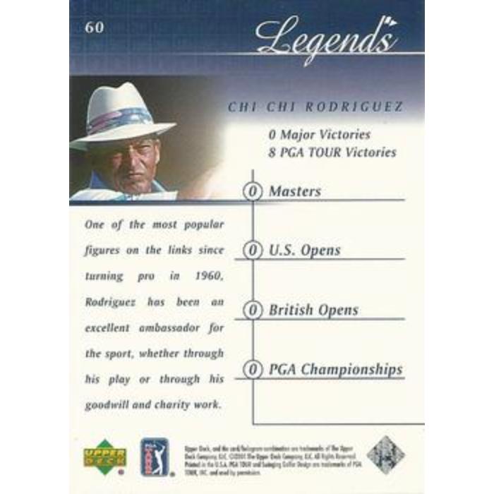 Chi Chi Rodriguez - 2001 Upper Deck Golf #60