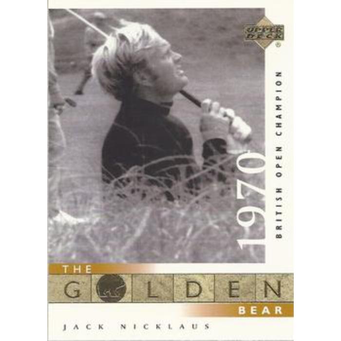 Jack Nicklaus (1970 British Open) - 2001 Upper Deck Golf #113