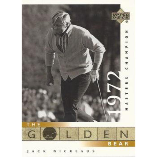 Jack Nicklaus (1972 Masters) - 2001 Upper Deck Golf #115