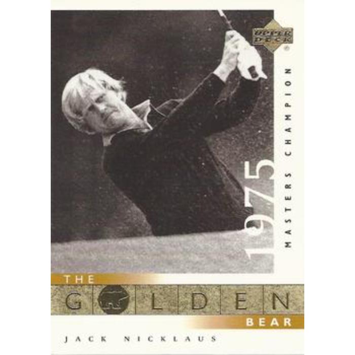 Jack Nicklaus (1975 Masters) - 2001 Upper Deck Golf #118