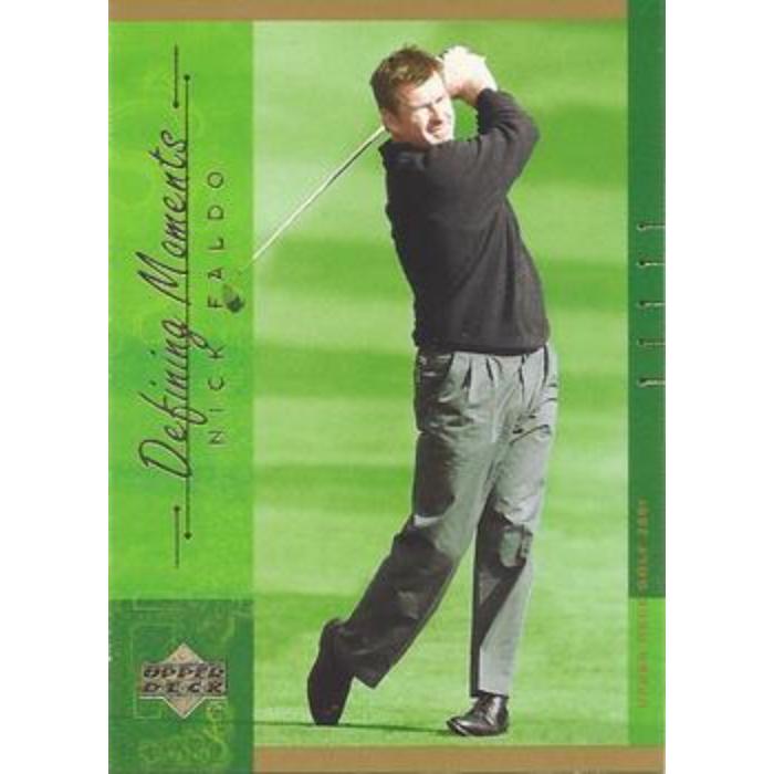 Nick Faldo (Defining Moments) - 2001 Upper Deck Golf #128