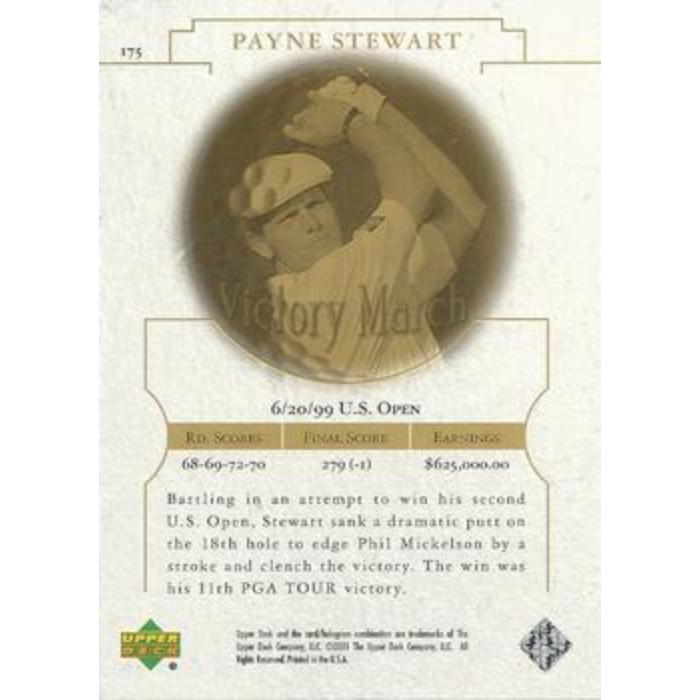 Payne Stewart (Victory Match) - 2001 Upper Deck Golf #175