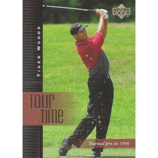 Tiger Woods (Tour Time) - 2001 Upper Deck Golf #176
