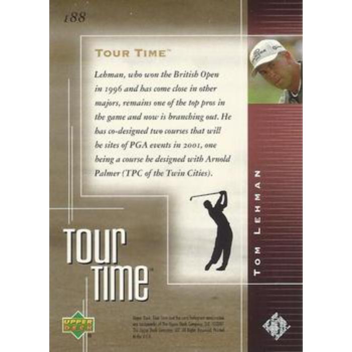 Tom Lehman (Tour Time) - 2001 Upper Deck Golf #188