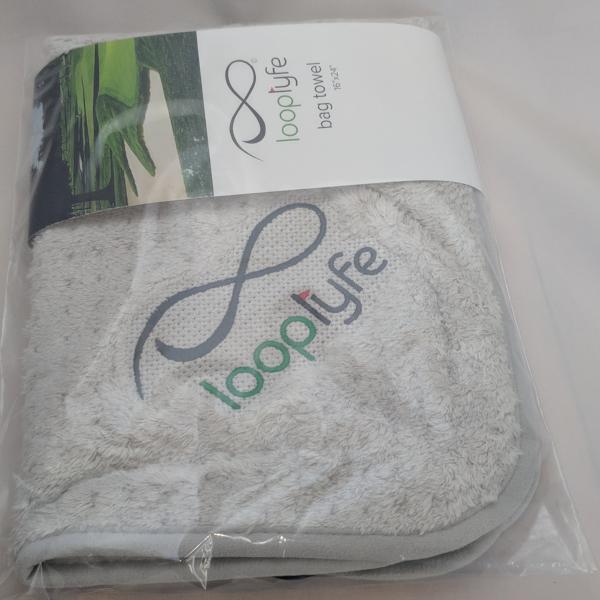 Golf Bag Towel in packaging
