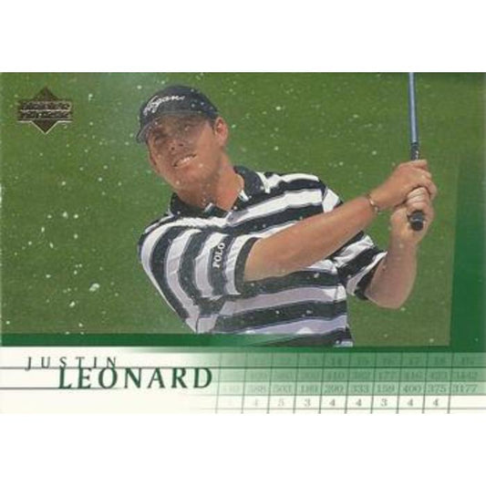 Justin Leonard (Rookie) - 2001 Upper Deck Golf #16