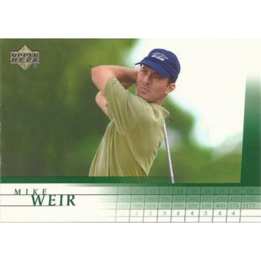 Mike Weir (Rookie) - 2001 Upper Deck Golf #20