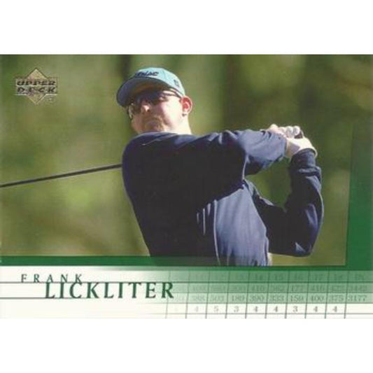 Frank Lickliter (Rookie) - 2001 Upper Deck Golf #42