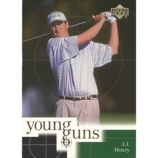 J.J. Henry (Young Gun Rookie) - 2001 Upper Deck Golf #69