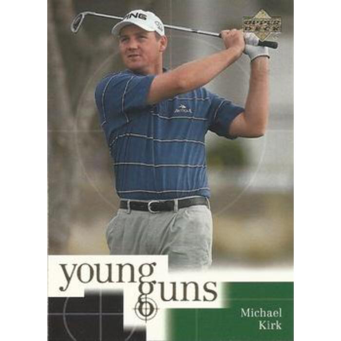 Michael Kirk (Young Gun Rookie) - 2001 Upper Deck Golf #75