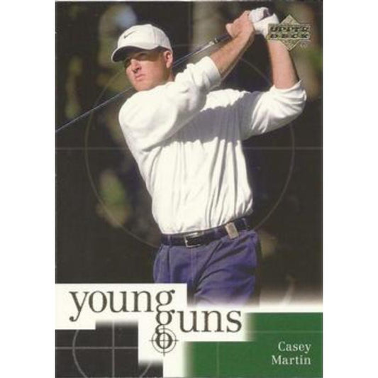 Casey Martin (Young Gun Rookie) - 2001 Upper Deck Golf #81