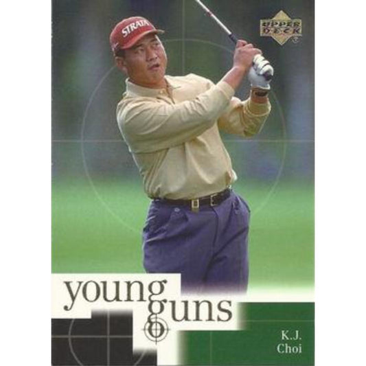 K.J. Choi (Young Gun Rookie) - 2001 Upper Deck Golf #83