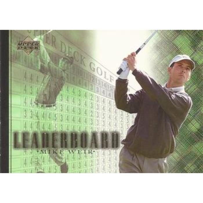 Mike Weir (Leaderboard) - 2001 Upper Deck Golf #101