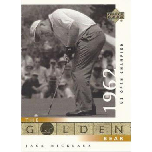 Jack Nicklaus (1962 US Open) - 2001 Upper Deck Golf #106