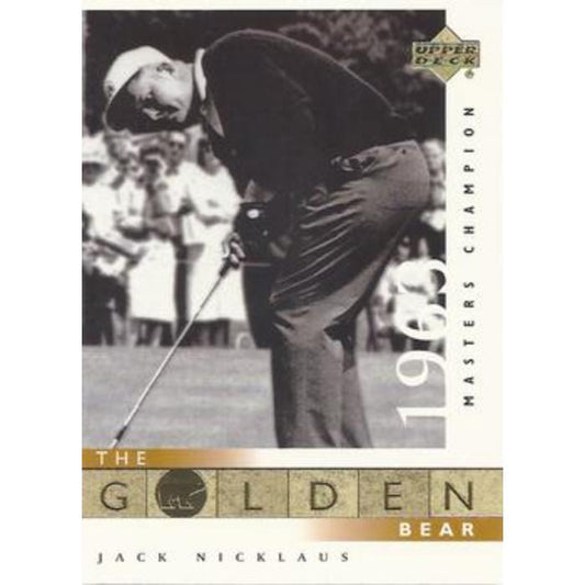 Jack Nicklaus (1963 Masters) - 2001 Upper Deck Golf #107