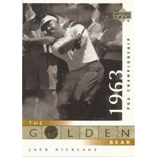 Jack Nicklaus (1963 PGA Championship) - 2001 Upper Deck Golf #108