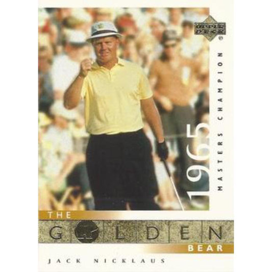 Jack Nicklaus (1965 Masters) - 2001 Upper Deck Golf #109