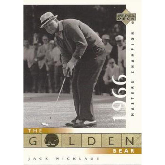 Jack Nicklaus (1966 Masters) - 2001 Upper Deck Golf #110