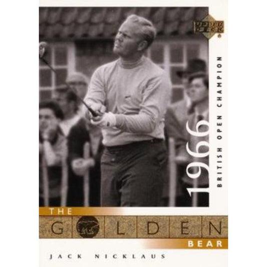 Jack Nicklaus (1966 British Open) - 2001 Upper Deck Golf #111