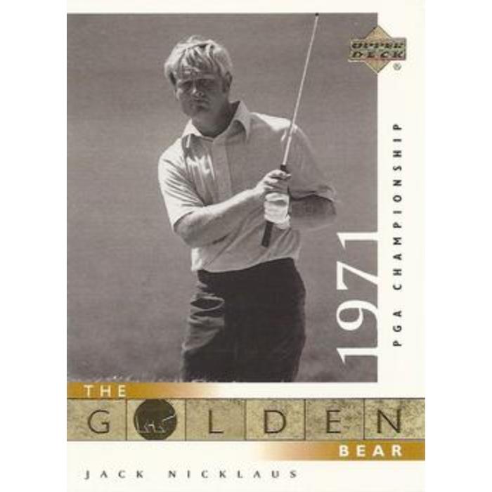 Jack Nicklaus (1971 PGA Championship) - 2001 Upper Deck Golf #114