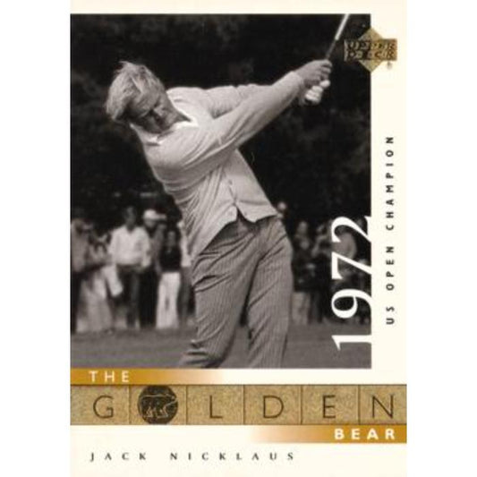 Jack Nicklaus (1972 US Open) - 2001 Upper Deck Golf #116