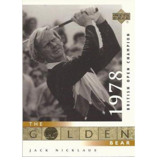 Jack Nicklaus (1978 British Open) - 2001 Upper Deck Golf #120