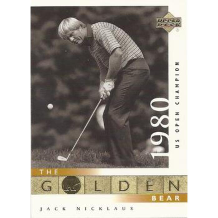 Jack Nicklaus (1980 US Open) - 2001 Upper Deck Golf #121