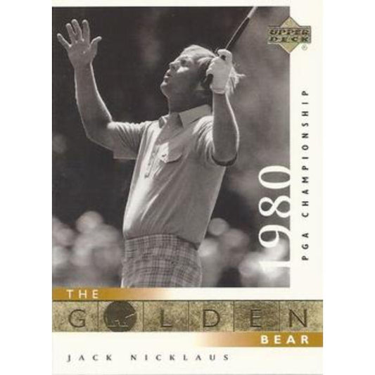 Jack Nicklaus (1980 PGA Championship) - 2001 Upper Deck Golf #122