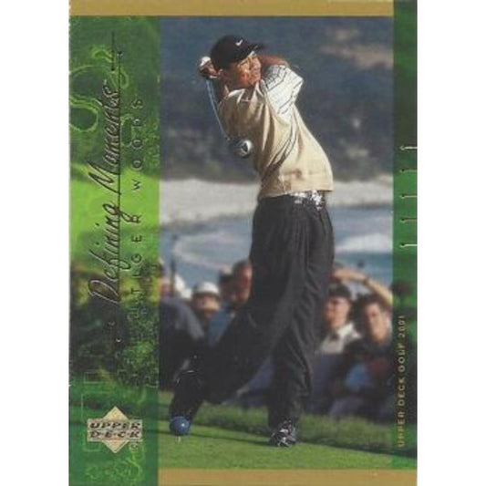 Tiger Woods (Defining Moments) - 2001 Upper Deck Golf #124