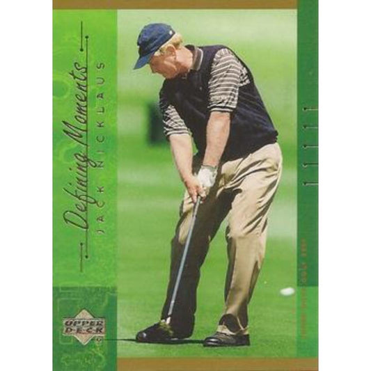 Jack Nicklaus (Defining Moments) - 2001 Upper Deck Golf #126