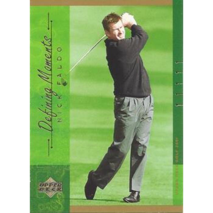 Nick Faldo (Defining Moments) - 2001 Upper Deck Golf #128