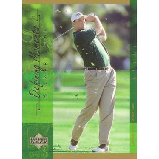 Stewart Cink (Defining Moments) - 2001 Upper Deck Golf #133