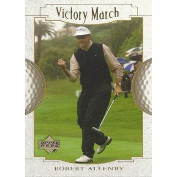 Robert Allenby (Victory Match) - 2001 Upper Deck Golf #150