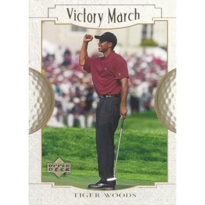 Tiger Woods (Victory Match) - 2001 Upper Deck Golf #151