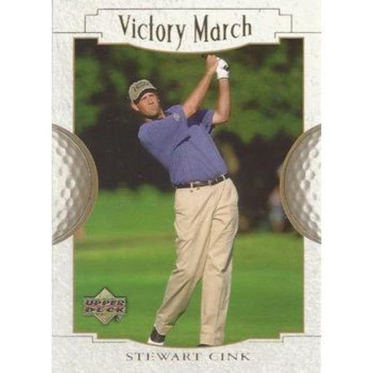 Stewart Cink (Victory Match) - 2001 Upper Deck Golf #158