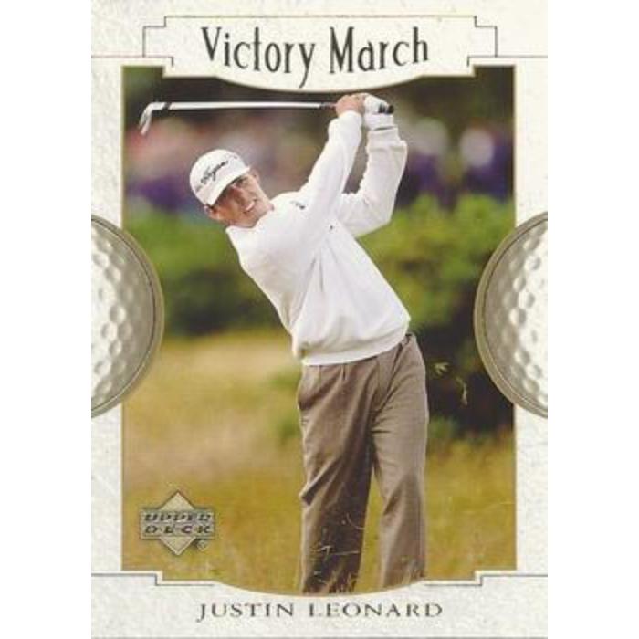 Justin Leonard (Victory Match) - 2001 Upper Deck Golf #164