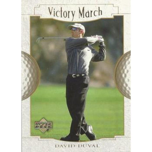 David Duval (Victory Match) - 2001 Upper Deck Golf #165