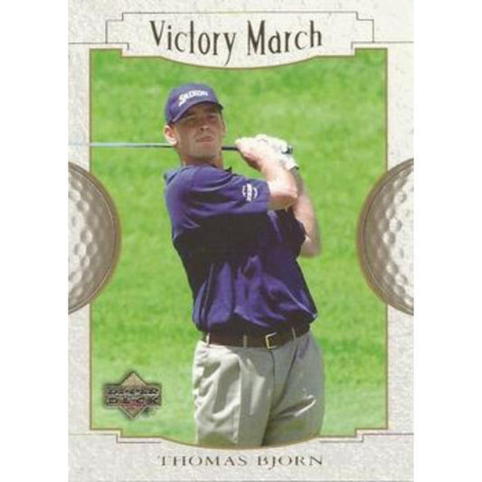 Thomas Bjorn (Victory Match) - 2001 Upper Deck Golf #170