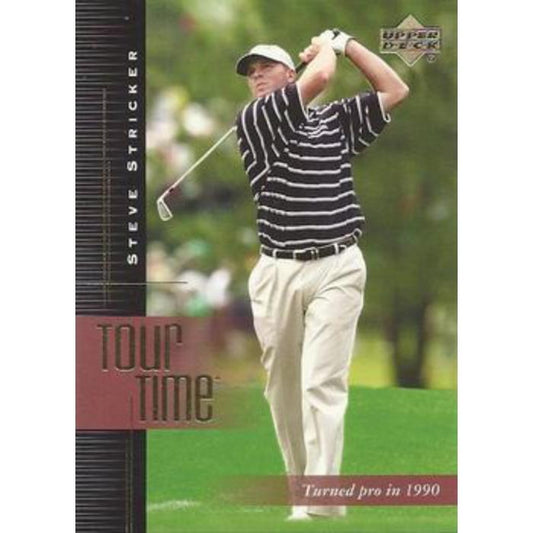 Steve Stricker (Tour Time) - 2001 Upper Deck Golf #180