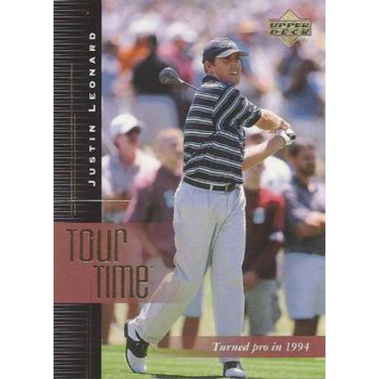 Justin Leonard (Tour Time) - 2001 Upper Deck Golf #186