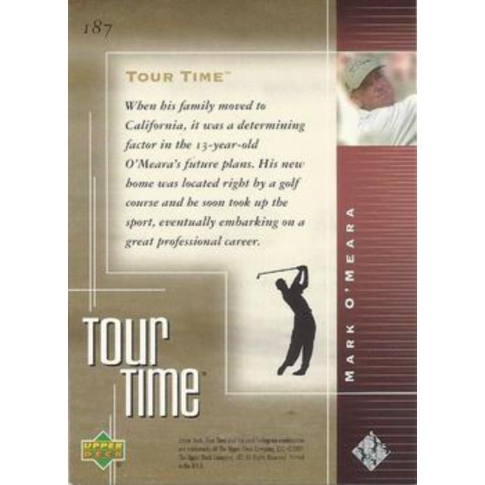 Mark O'Meara (Tour Time) - 2001 Upper Deck Golf #187